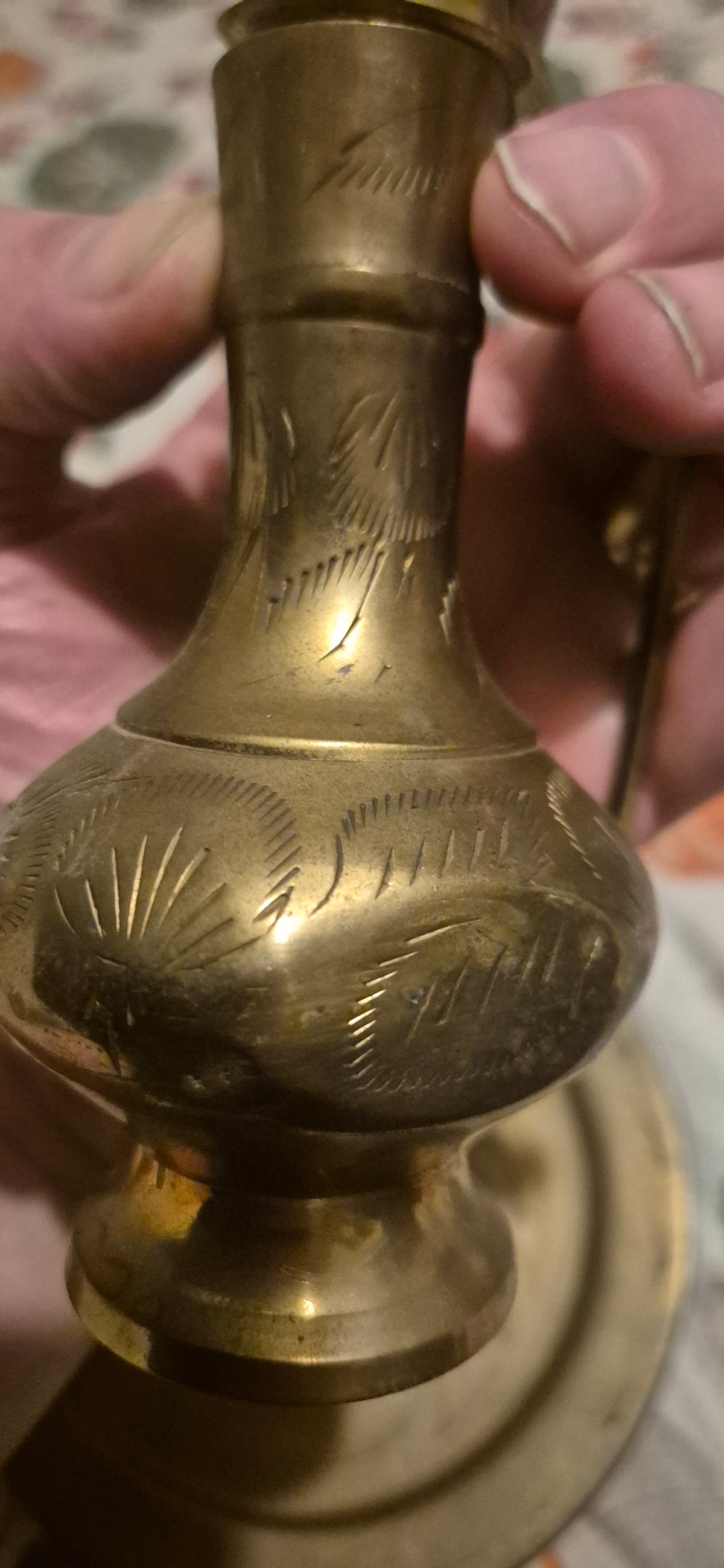 Indian Brass Dallah Coffee Pot Set