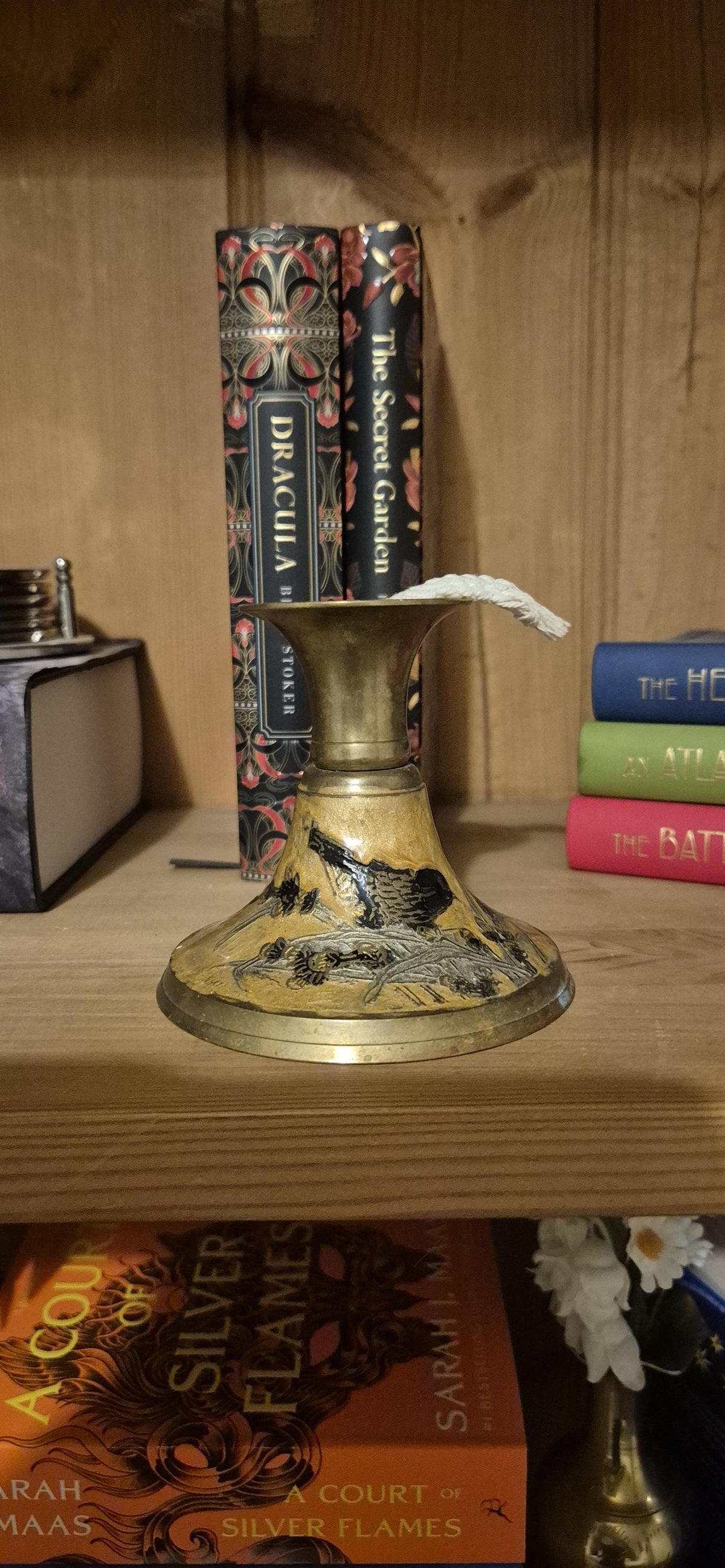 Miniature Brass Oil Lamp