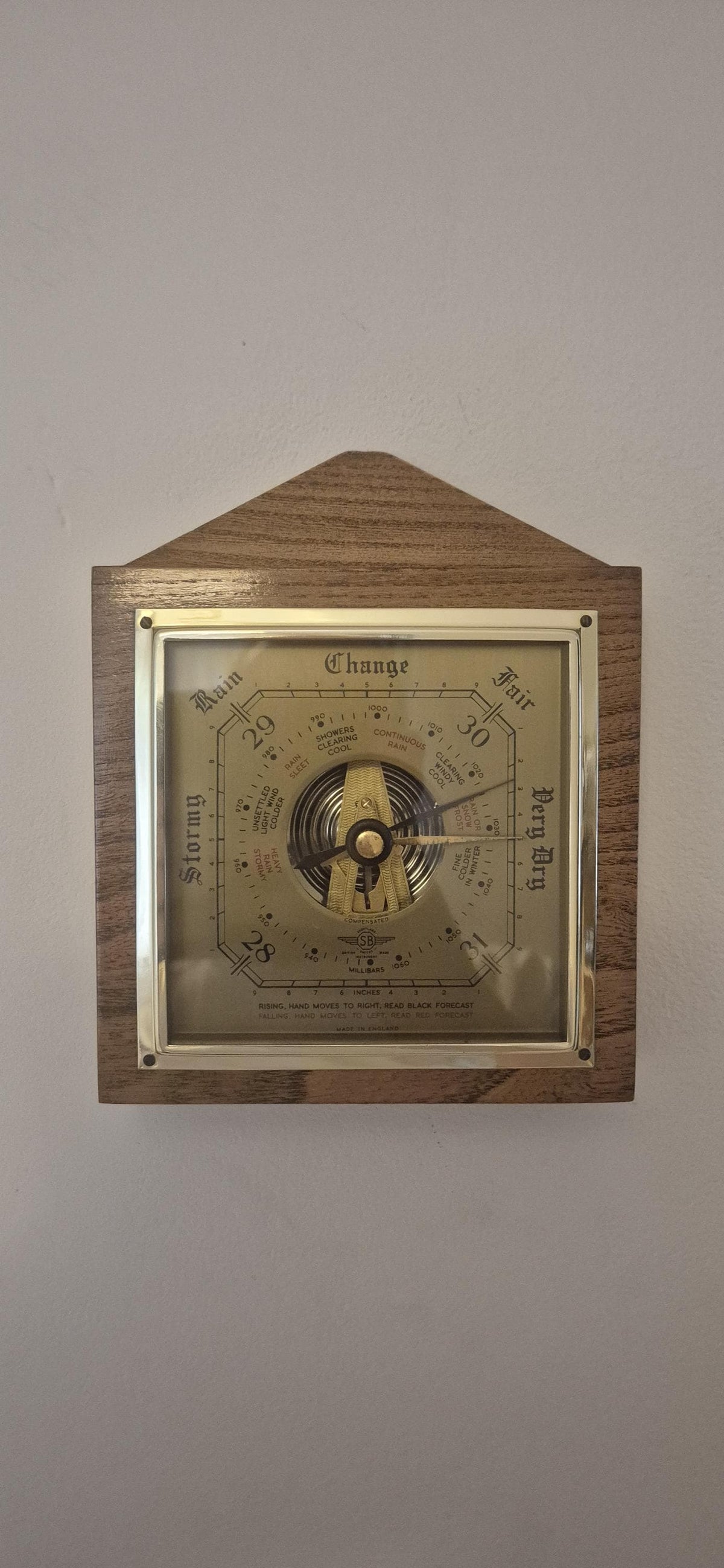 Shortland SB Aneroid Barometer
